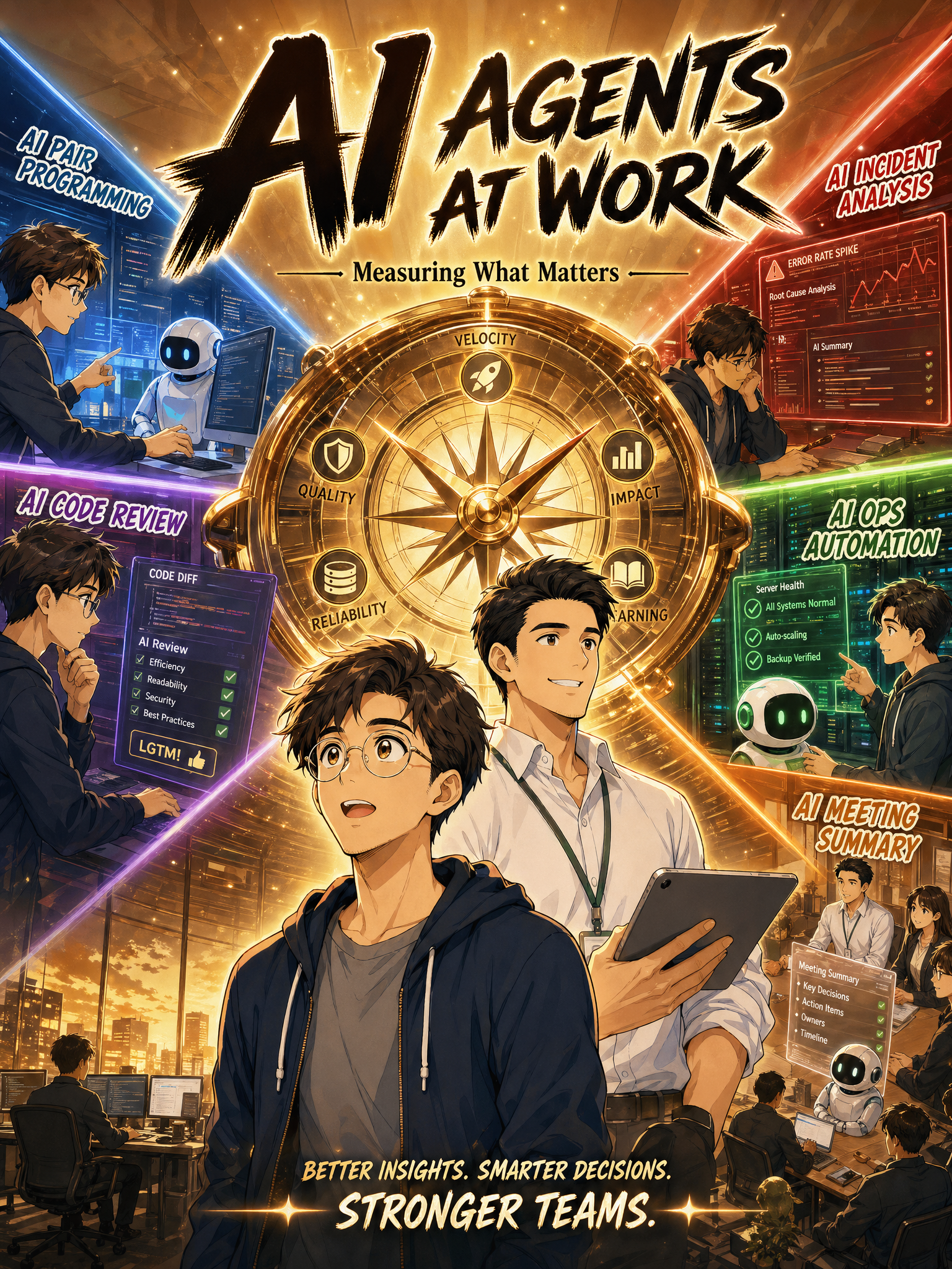 AI Agents at Work Comic Cover